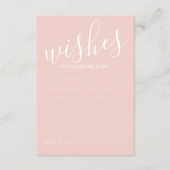 Carte de conseil et de souhaits Mariage de script  (Devant)