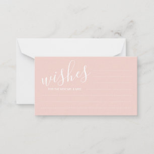 Carte de conseil et de souhaits Mariage de script