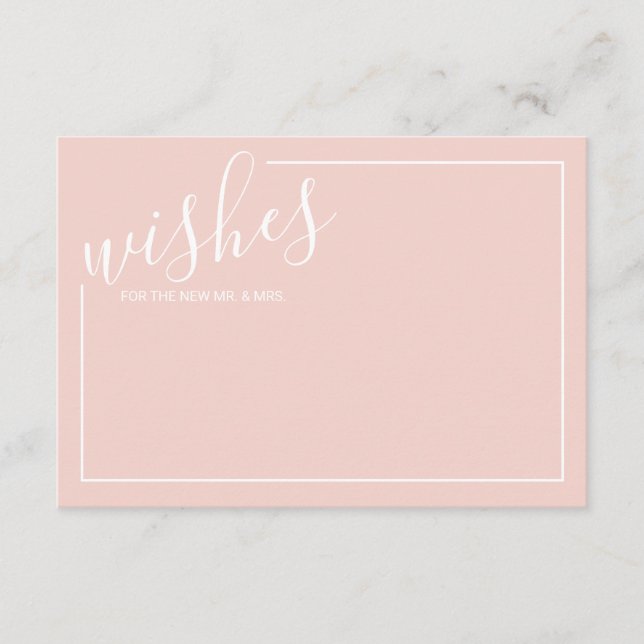 Carte de conseil et de souhaits Mariage de script  (Devant)