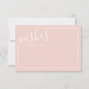 Carte de conseil et de souhaits Mariage de script