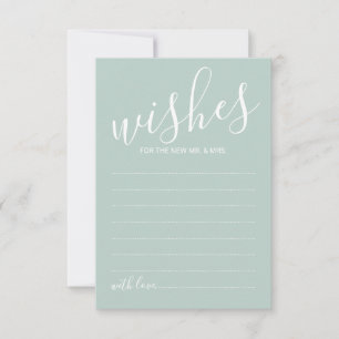 Carte de conseil et de souhaits Mariage de script 