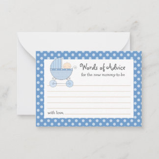 Carte de conseil maman transport Baby shower | Ros