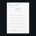 Carte de conseil Mariage blanc élégant céleste<br><div class="desc">Invitation vos invités à une nuit de romance et de lumière avec cette carte de conseil céleste élégante mariage blanche de la collection Celestial Elegant Wedding. Avec un arrière - plan blanc éclatant orné d'étoiles scintillantes et d'une typographie raffinée, ce design céleste moderne est parfait pour les couples qui aiment...</div>