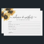 Carte de conseil Mariage de tournesol floral Eucal<br><div class="desc">Créez un Sunflower Floral moderne et Eucalyptus mariage des voeux et carte de conseil avec ce modèle mignon avec un beau bouquet floral rustique avec une typographie simple moderne. CONSEIL : Des cartes de suite mariage comme RSVP, des programmes de mariage, des bannières, des tapisseries, des étiquettes cadeaux, des affiches,...</div>