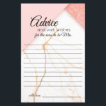 Carte de conseil moderne en marbre rose et or<br><div class="desc">Un design moderne en marbre présente votre entreprise de manière élégante. Les parties scintillantes sont simulées par le design. Il n'y aura pas de parties scintillantes sur ce produit. La coordination à l'envers est incluse. Les articles correspondants pour compléter votre collection d'événements sont disponibles dans notre boutique Zazzle!</div>