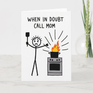 Carte de conseils pour crise en cuisine
