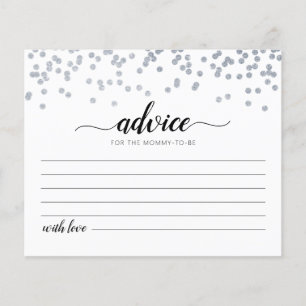 Carte de conseils pour la future maman pour la fêt