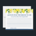 Carte de conseils pour la future mariée Lundi de c<br><div class="desc">Envoyez la mariée dans la vie conjugale avec un cœur plein d'amour et de rires en utilisant cette charmante carte de Conseils pour la future mariée. Les invités partageront des mots attentionnés,  une sagesse conjugale ou des encouragements doux - créant un souvenir précieux qu'elle chérira longtemps après la fête.</div>