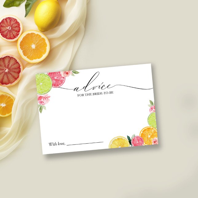 Carte de conseils pour une douche de mariage au Ma (Créateur téléchargé)