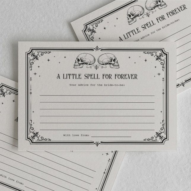 Carte de conseils pour une fête de mariage d'Hallo (Créateur téléchargé)