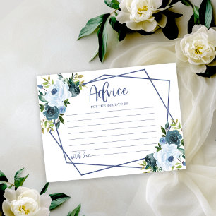 Carte de conseils pour une fête prénuptiale à fleu