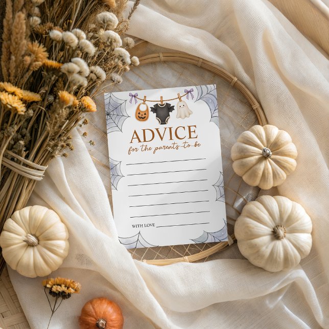Carte de conseils Spooky Boo pour les parents (Créateur téléchargé)