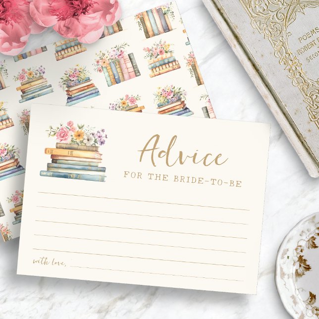 Carte de conseils sur le thème du livre (Book Theme Advice Card
)