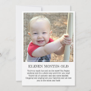 Carte de conservation de jalon : Onze mois Ancienn