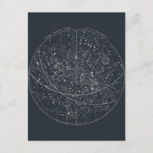 Carte de constellation vintage