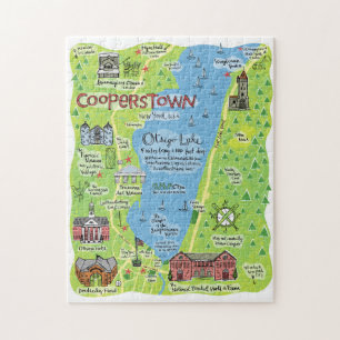Carte de Cooperstown, New York, Puzzle