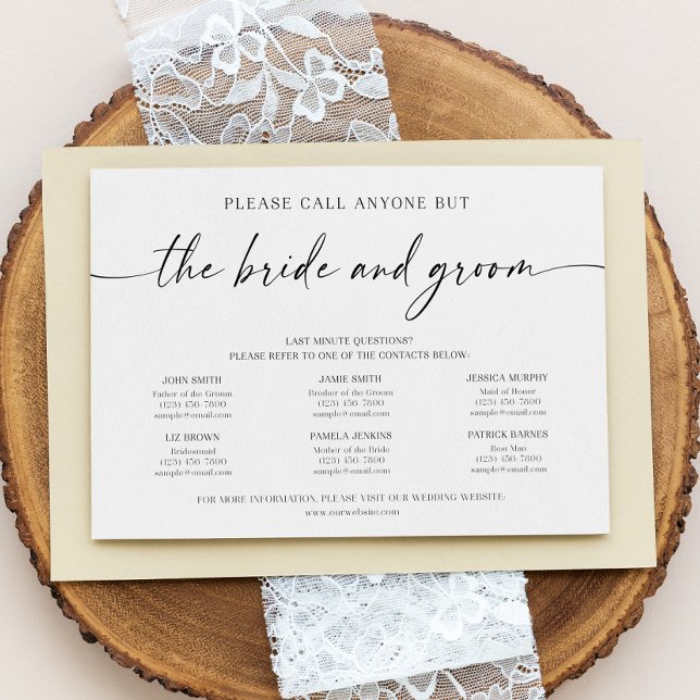 Carte de coordonnées de numéros de téléphone de ma (Créateur téléchargé)