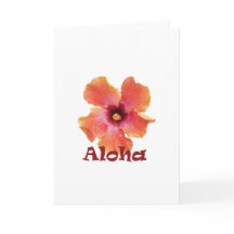 Carte de corail de ketmie aloha