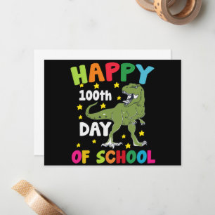Carte De Correspondance 100 jours d'école Trex 100e jour d'école 