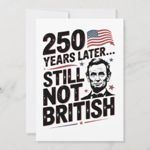 Carte De Correspondance 250 ans plus tard Toujours pas britannique 4 juill