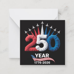 Carte De Correspondance 250e anniversaire USA Patriotique 250 ans