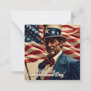 Carte De Correspondance 4 juillet – Esprit d'indépendance