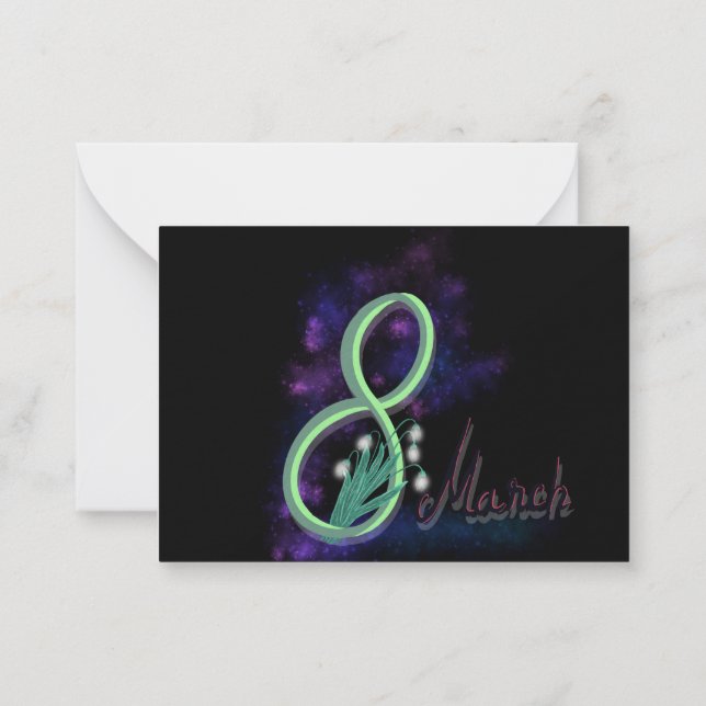 Carte De Correspondance 8 mars (Dos)