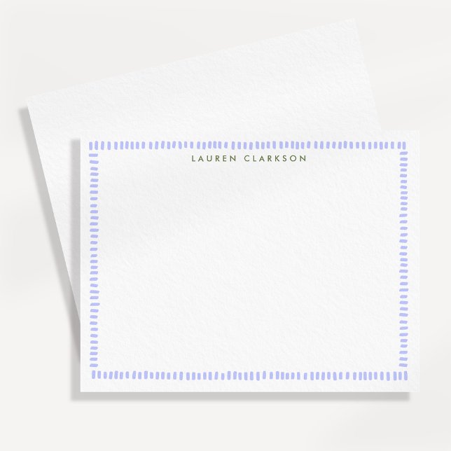 Carte de correspondance à bordure peinte à la main (Créateur téléchargé)