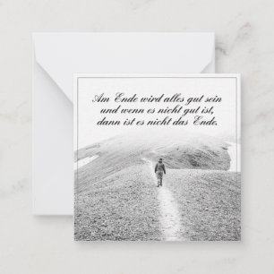 Carte De Correspondance À la fin, tout ira bien