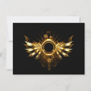 Carte De Correspondance Ailes de Steampunk