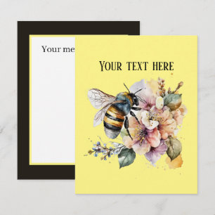 Carte De Correspondance Ajouter un message aux amateurs d'aquarelle