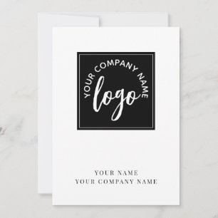 Carte De Correspondance Ajoutez votre logo d'entreprise 