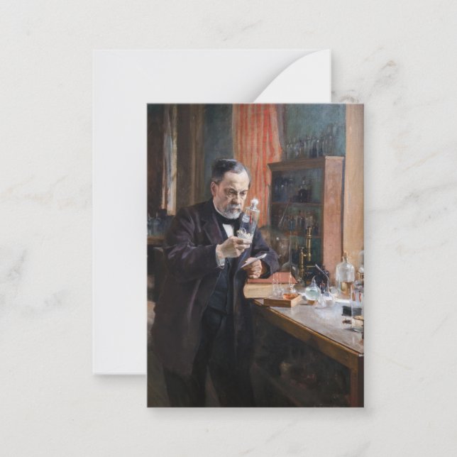 Carte De Correspondance Albert Edelfeue - Portrait de Louis Pasteur (Devant)