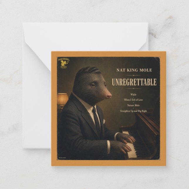 Carte De Correspondance Album Nat King Mole : une parodie (Devant)