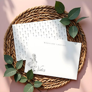 Carte De Correspondance Alice Key Vintage Alice in Wonderland Nom