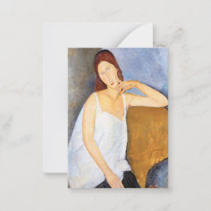 Carte De Correspondance Amedeo Modigliani - Jeanne Hebuterne