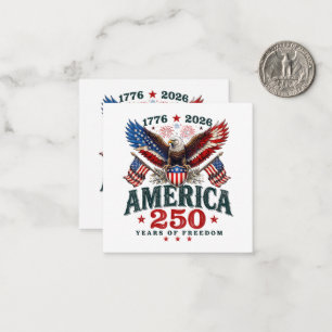 Carte De Correspondance Américain 250e anniversaire USA Patriotique 4 juil