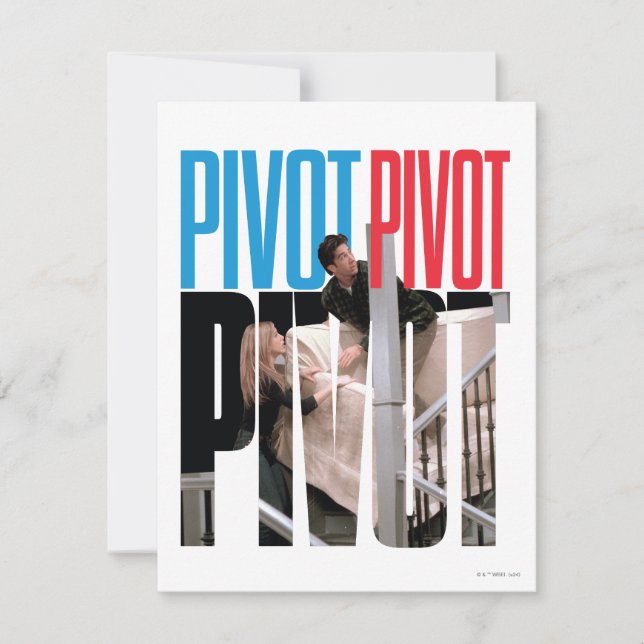 Carte De Correspondance AMIS™ | Citation PIVOT PIVOT PIVOT (Devant)