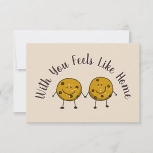 Carte De Correspondance Amis jolis biscuits au chocolat Ressent comme à la