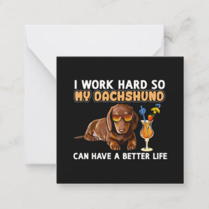 Carte De Correspondance Amoureux Dachshund