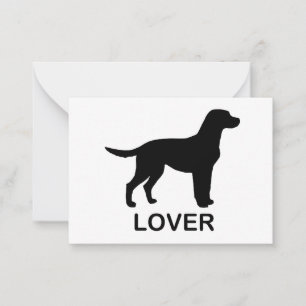 Carte De Correspondance amoureux du labrador