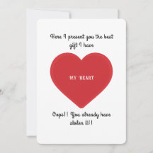 Amusant Coeur mignon Je t'aime Valentines Day