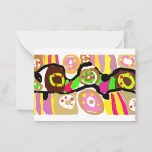 Carte De Correspondance Amusement beignets