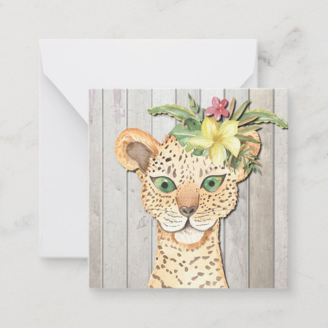 CARTE DE CORRESPONDANCE ANIMAUX DE FÊTE (Devant)
