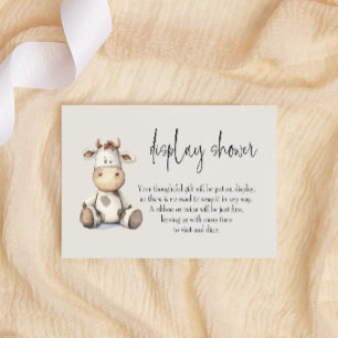 Carte De Correspondance Animaux de nurserie en peluche vintage pour bébé