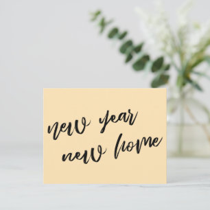 Carte De Correspondance Annonce de nouvelle année nouvelle maison Casual L