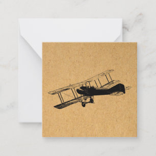 Carte De Correspondance Antique avion Avion Vintage Avion Art