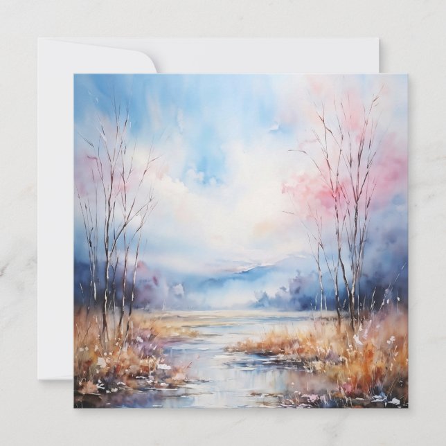 Carte De Correspondance Aquarelle (Devant)