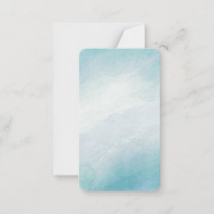 Carte De Correspondance Aquarelle bleue