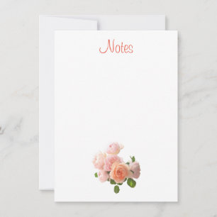 Carte De Correspondance Aquarelle Coloré Floral Script de calligraphie